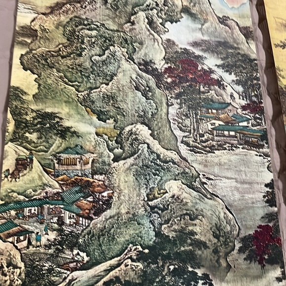 These are reproductions-famous Chinese paintings from antiquity Beautiful qty 4 - Picture 4 of 13